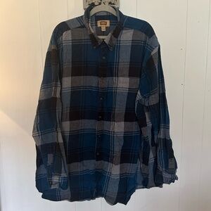 Men's Plaid Flannel Button Down